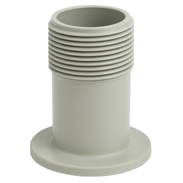Casquillo clamp PP polipropileno gris conexion rosca macho BSP