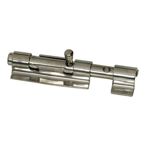 Cerrojo inox con solapa para soldar