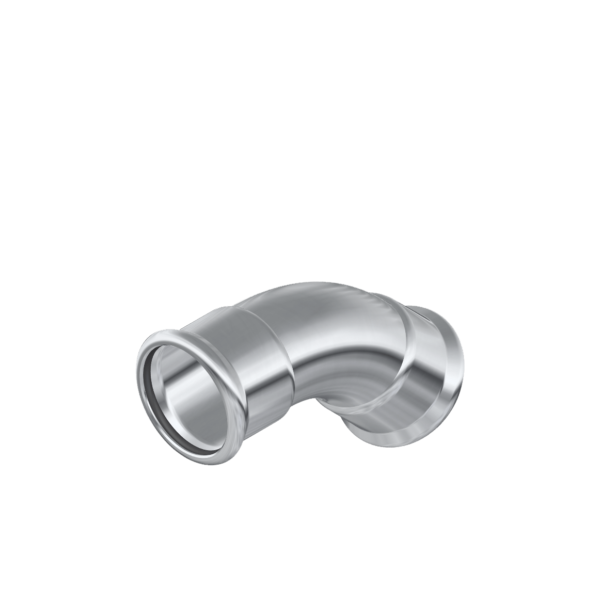 Codo 45º Hembra-Hembra Inoxidable / Presfitting