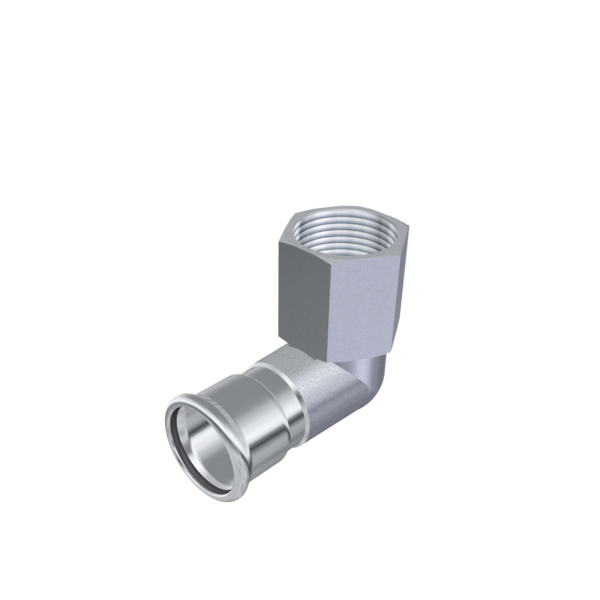 Codo Hembra Rosca Hembra Inoxidable / Presfitting
