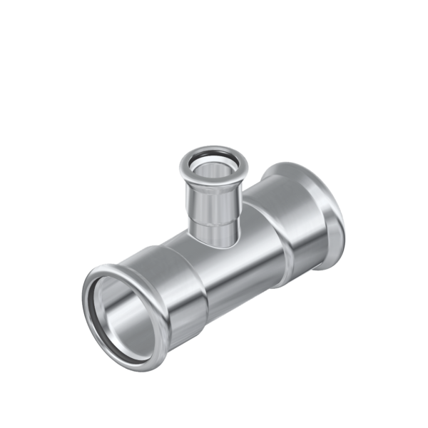 Te salida reducida Hembra Inoxidable / Presfitting