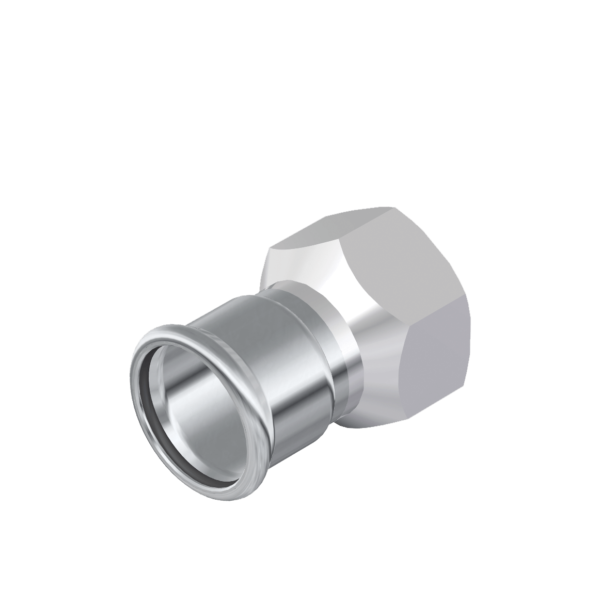 Entronque hembra rosca hembra inoxidable / Presfitting
