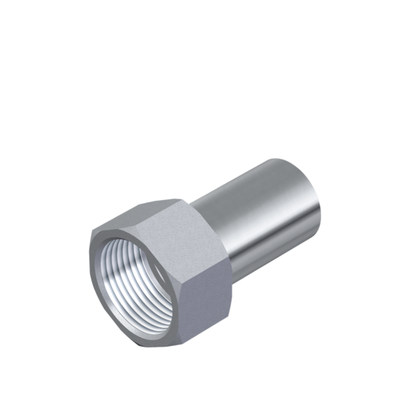 Conector Macho Rosca Hembra Inoxidable / Presfitting