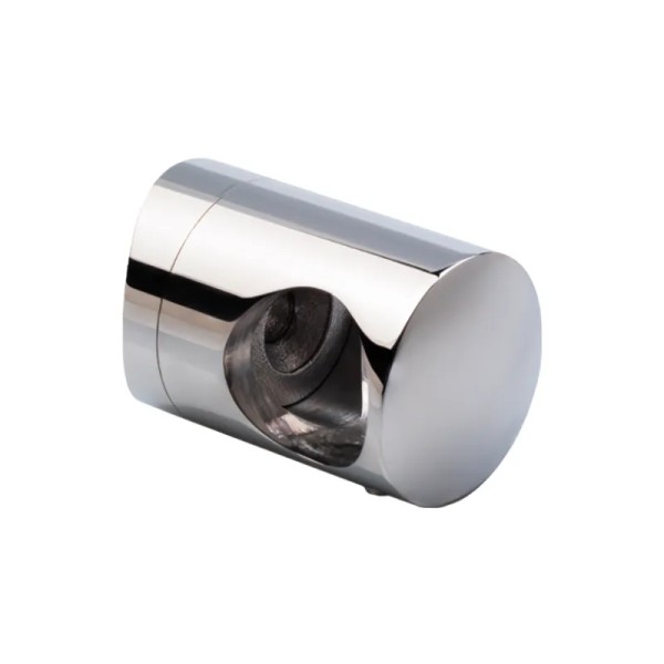 Soporte inoxidable transversal pasante de base curva